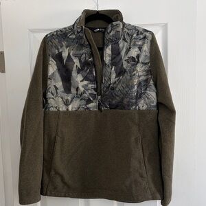 The North Face Forest Green Camo Fleece Jacket